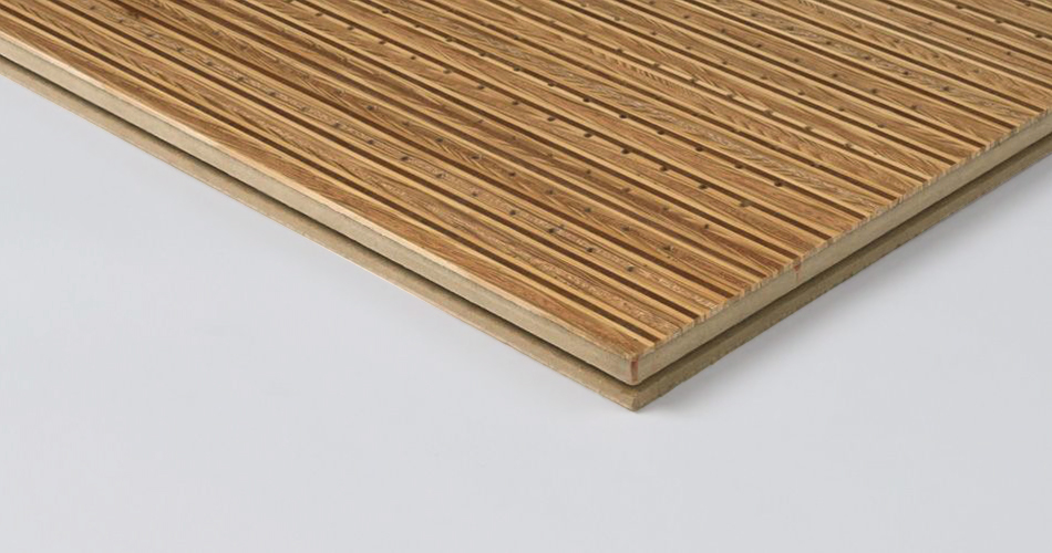 Acoustic tile for wall and ceiling